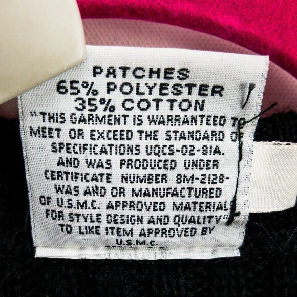 Vintage Commando Military Sweater Wool Men’s Large Black Made in USA USMC Style - Picture 6 of 11